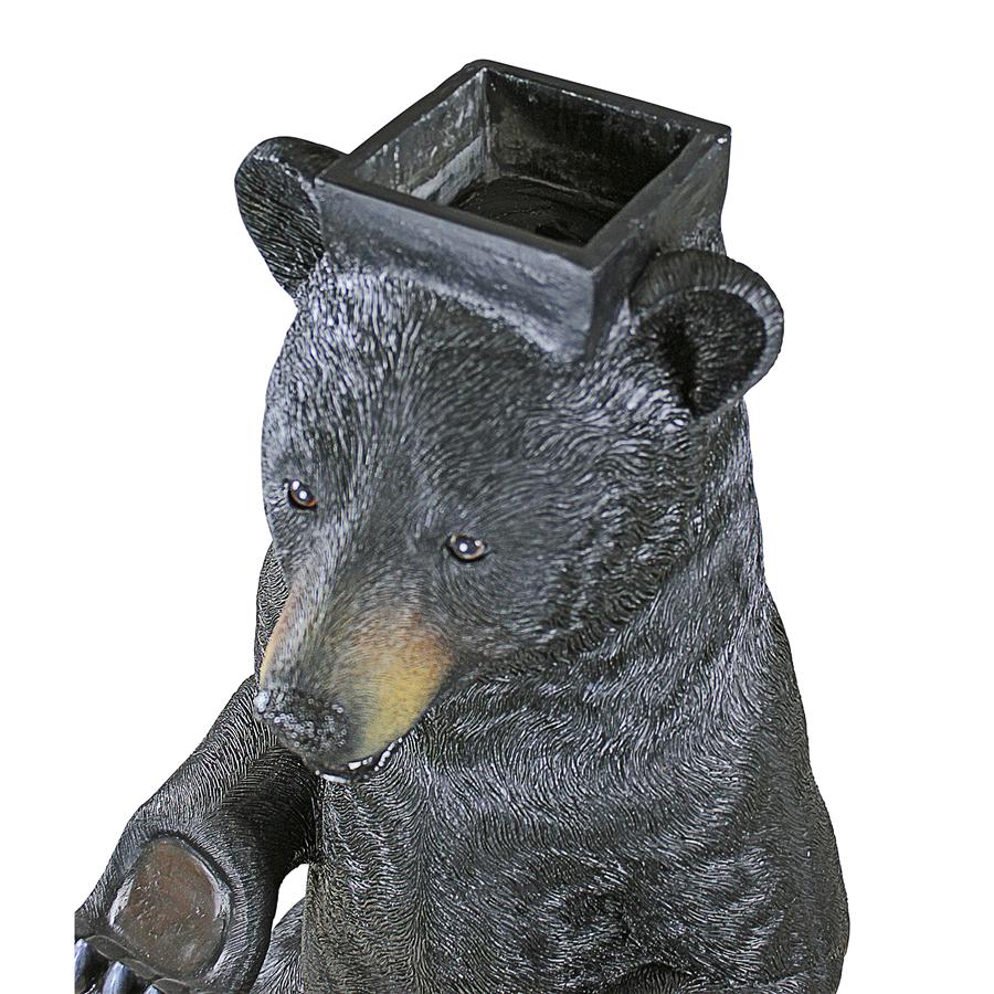 Postal Bear Mail Post Sleeve Statue