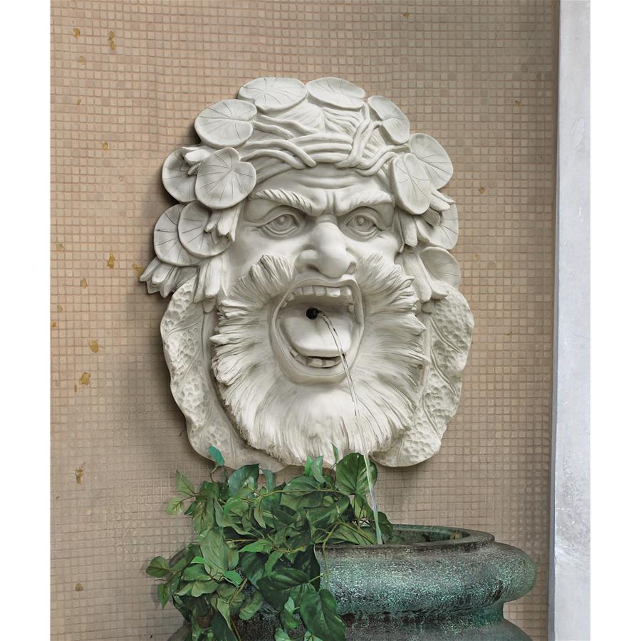 Hafod Mansion Greenman Fountain Wall Sculpture