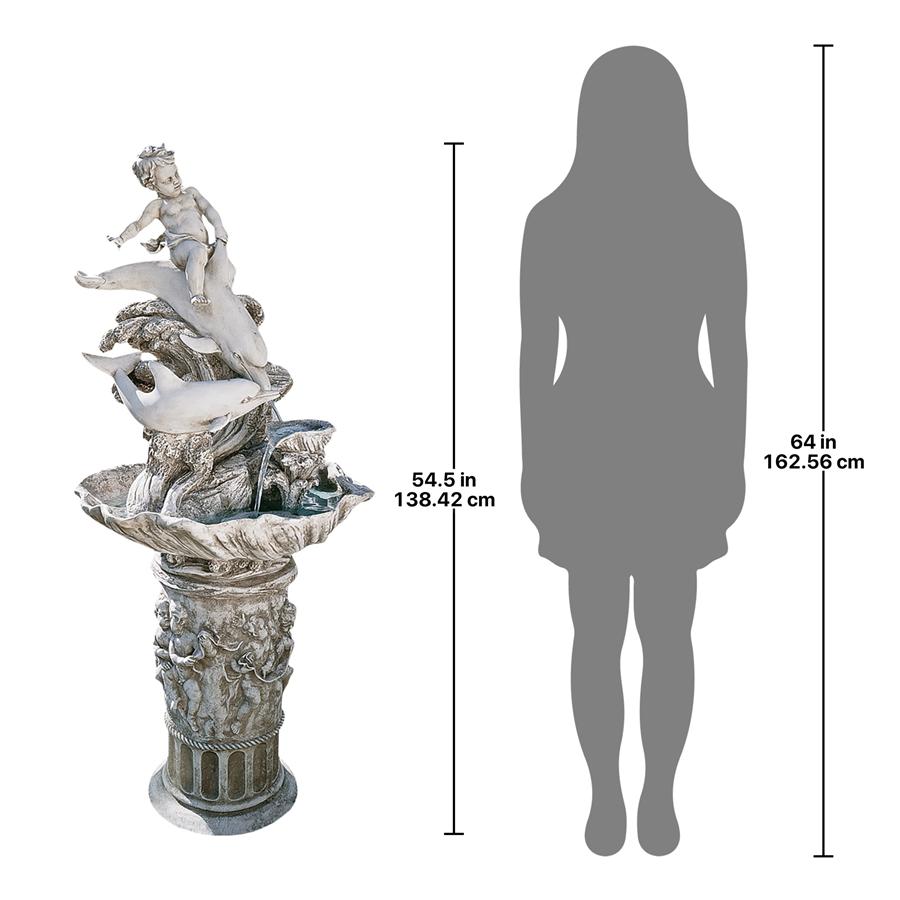 Young Poseidon Sculptural Fountain