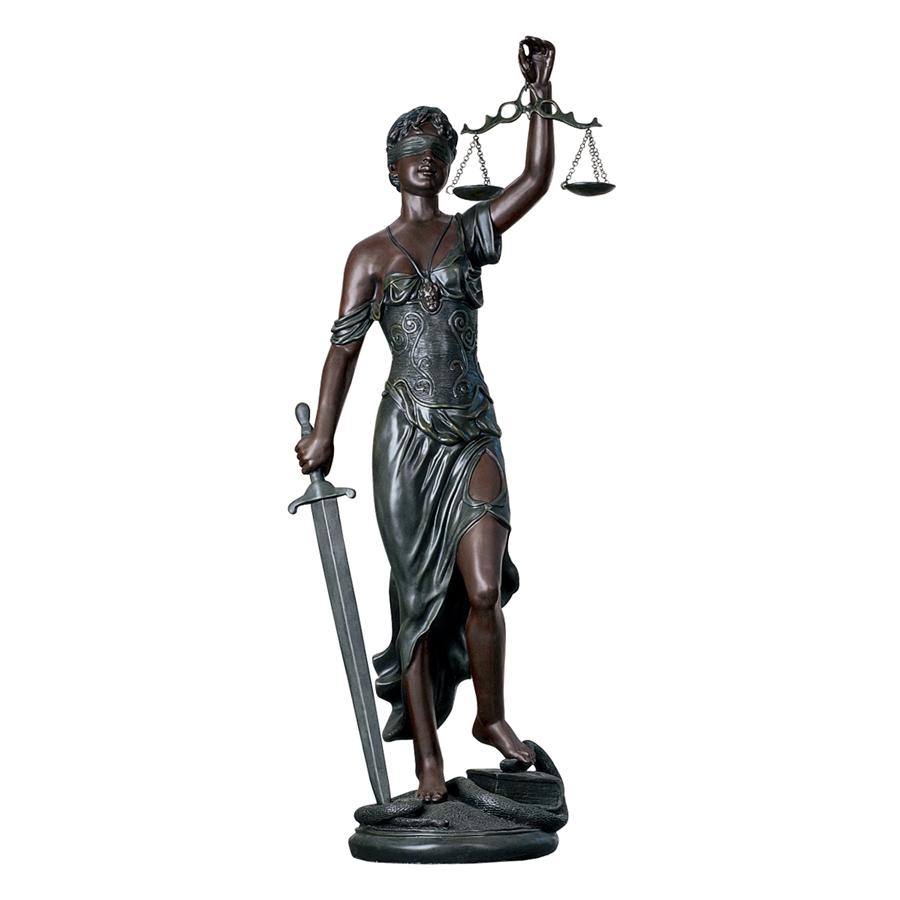 Themis, Goddess of Justice Sculpture: Grande