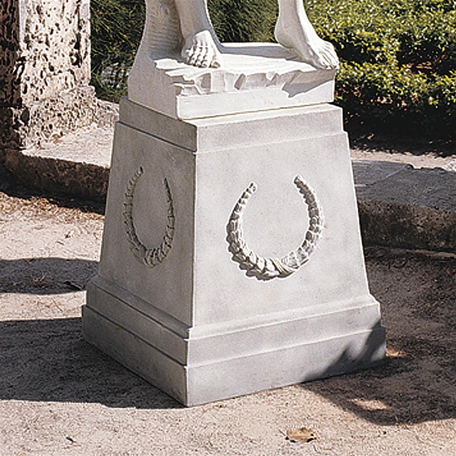 Grande Laurel Sculptural Plinth Base