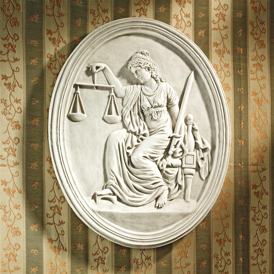 Old Bailey Courthouse Lady Justice Wall Sculpture