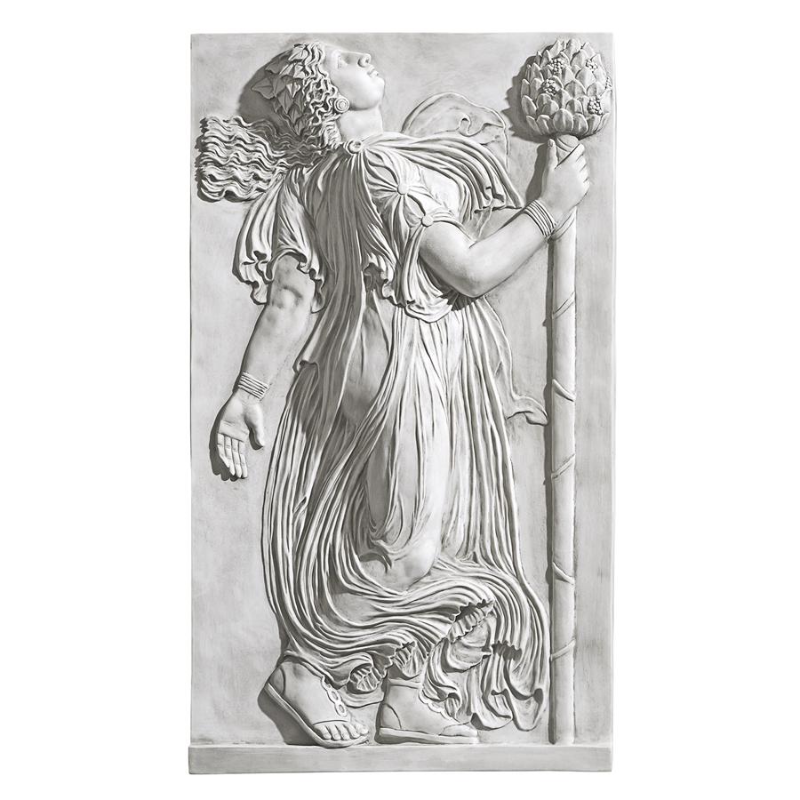 Dancing Greek Maenad with Thyrsus Wall Frieze: Left