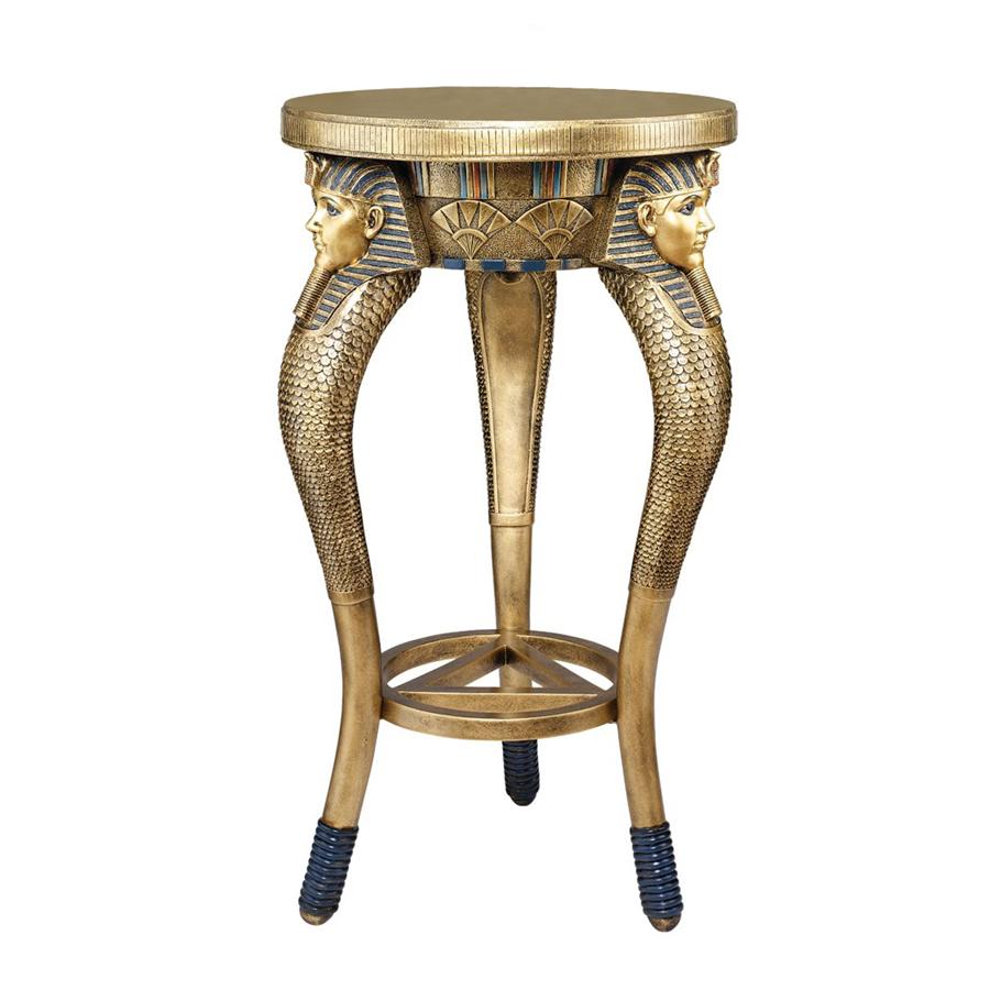 King of the Nile Egyptian Sculptural Side Table