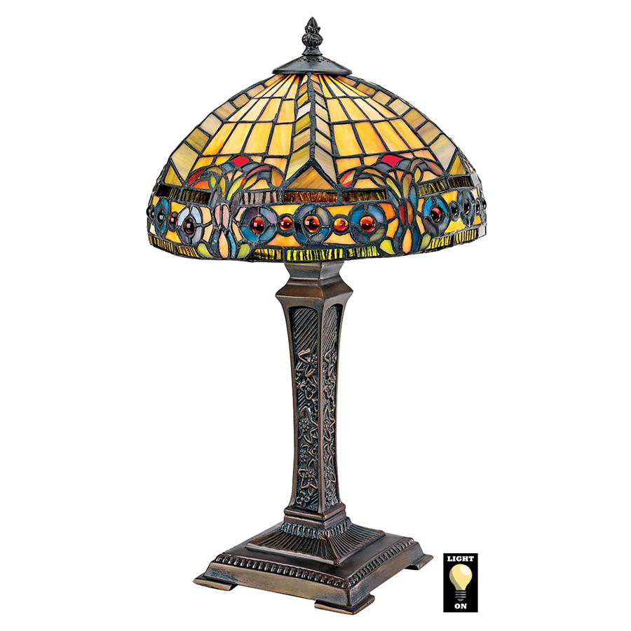 The Carlisle Beaux-Arts Stained Glass Lamp