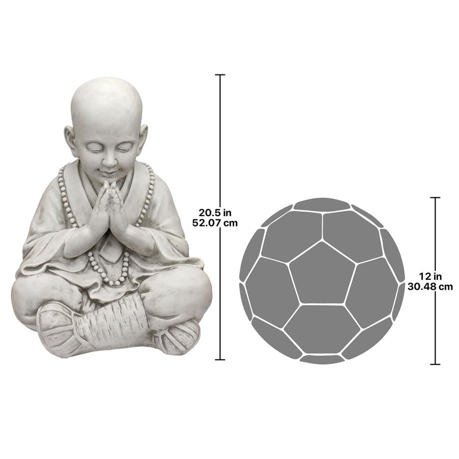 Praying Baby Buddha Asian Garden Statue