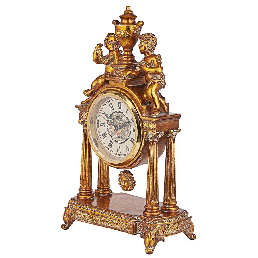 Arch of Aion God of Time Pendulum Mantel Clock