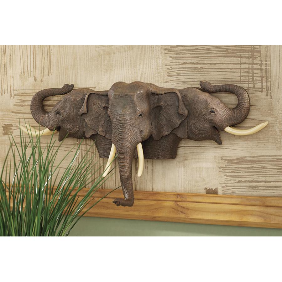 Raised Expectations Elephant Wall Sculpture
