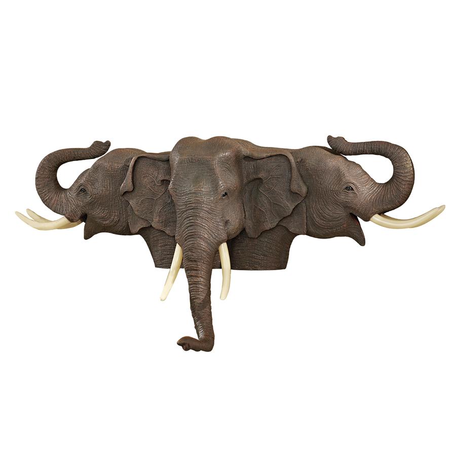 Raised Expectations Elephant Wall Sculpture