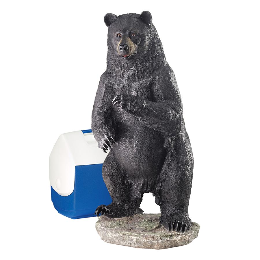 Fishing for Trouble Bear Statue: Large