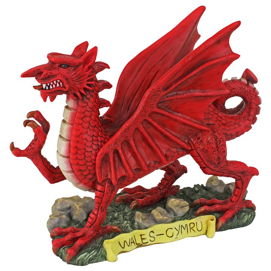 The Red Welsh Dragon Statue Collection: Desktop