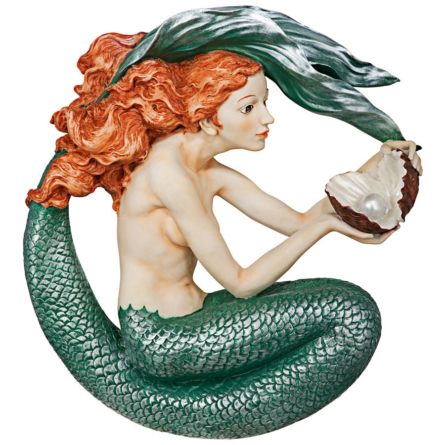 Misty Mae, Siren of the Sea Mermaid Wall Sculpture