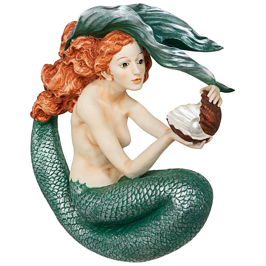 Misty Mae, Siren of the Sea Mermaid Wall Sculpture