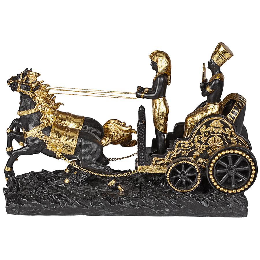 The Chariot Procession of the Pharaoh Egyptian Statue