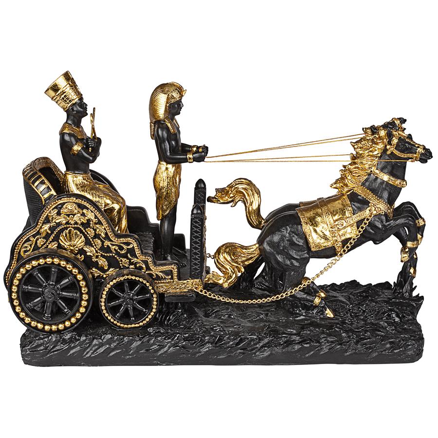 The Chariot Procession of the Pharaoh Egyptian Statue