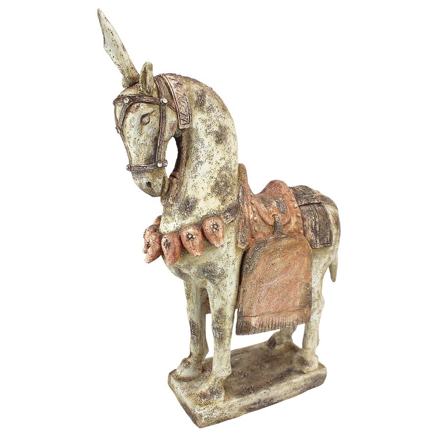 Six Dynasties Tang Caparisoned Horse Statue