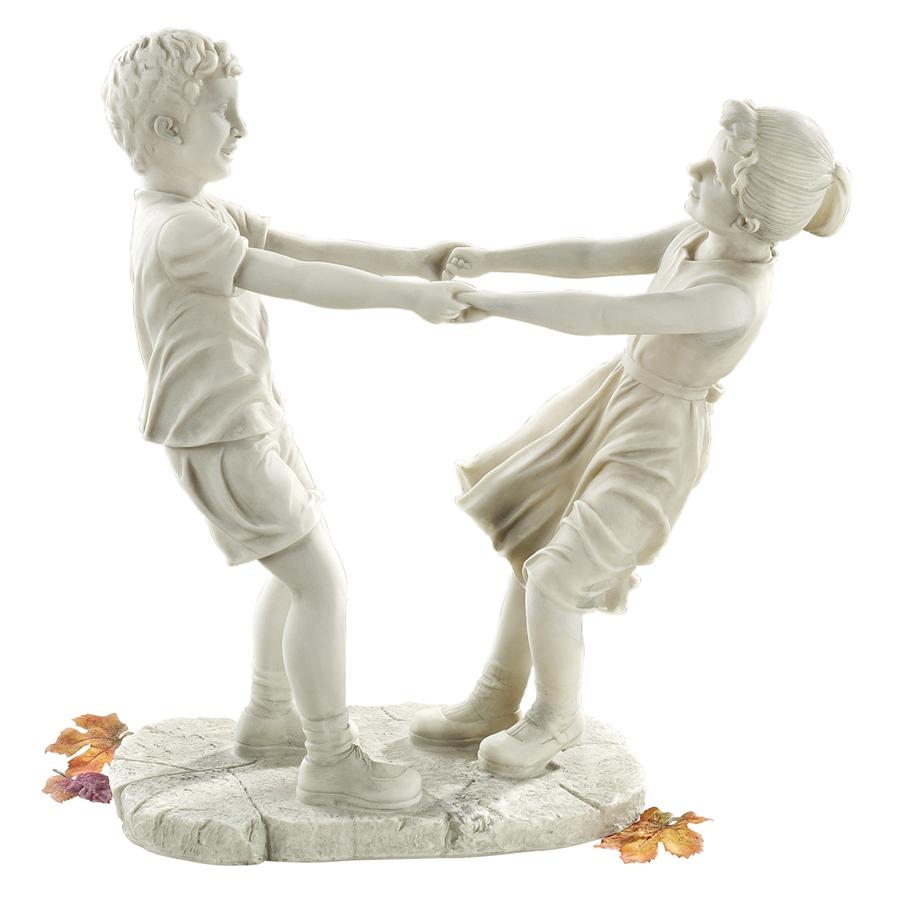 Ring Around the Rosie Garden Statue: Large