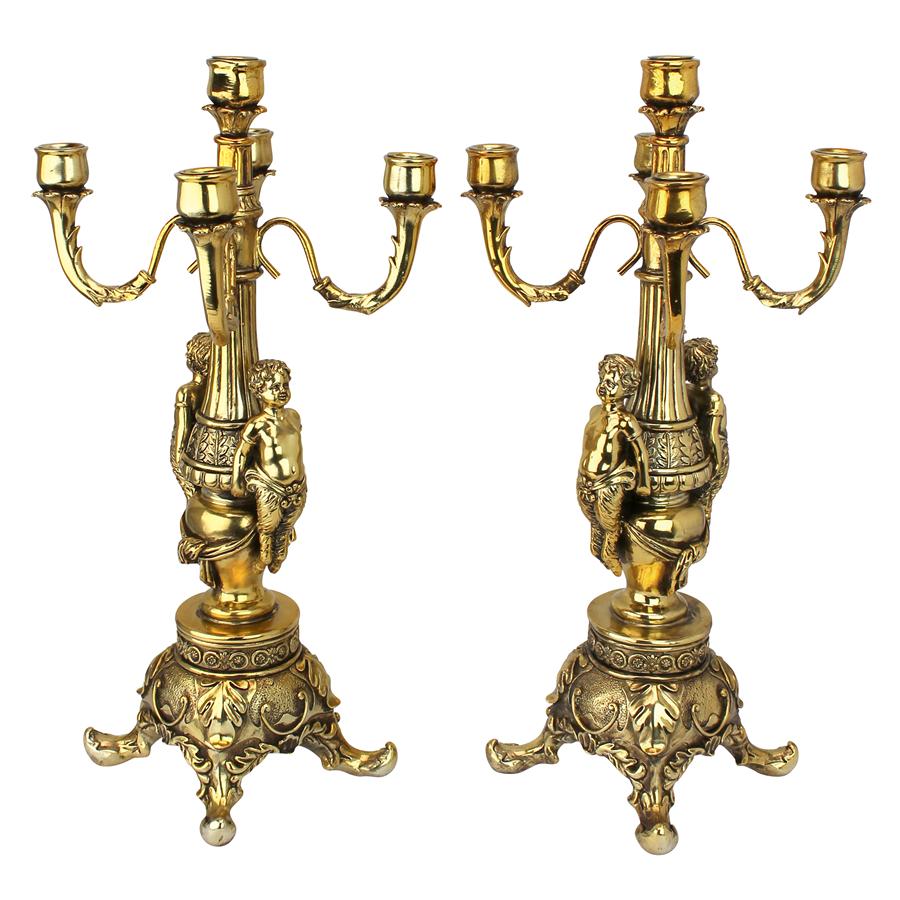 Grande Chateau Candelabra Pair