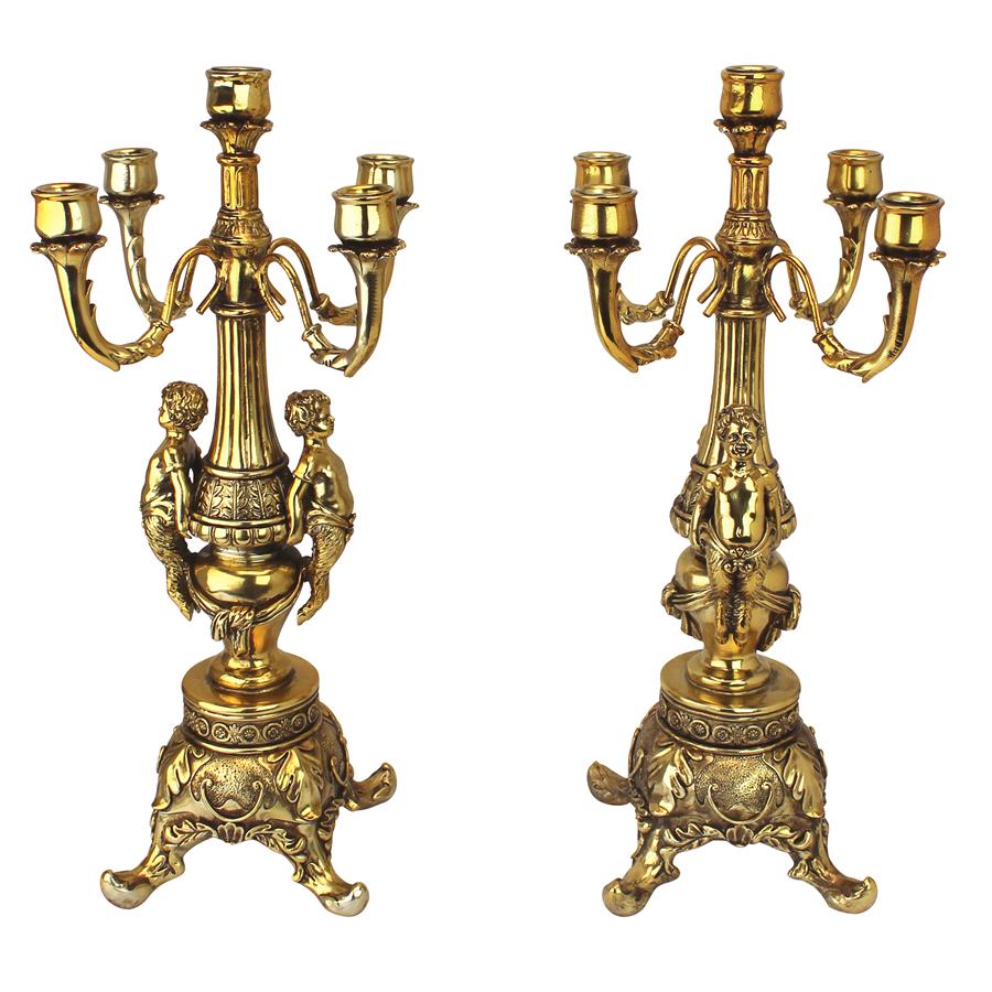 Grande Chateau Candelabra Pair