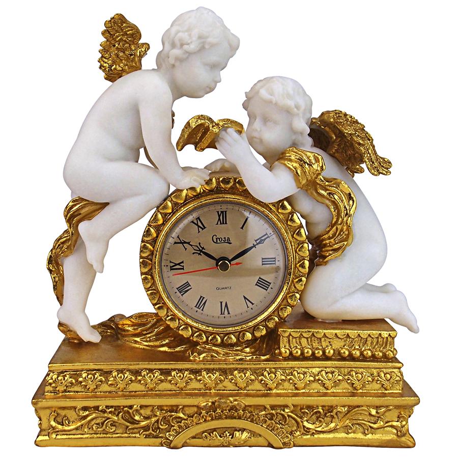 Chateau Carbonne Cherub Mantel Clock