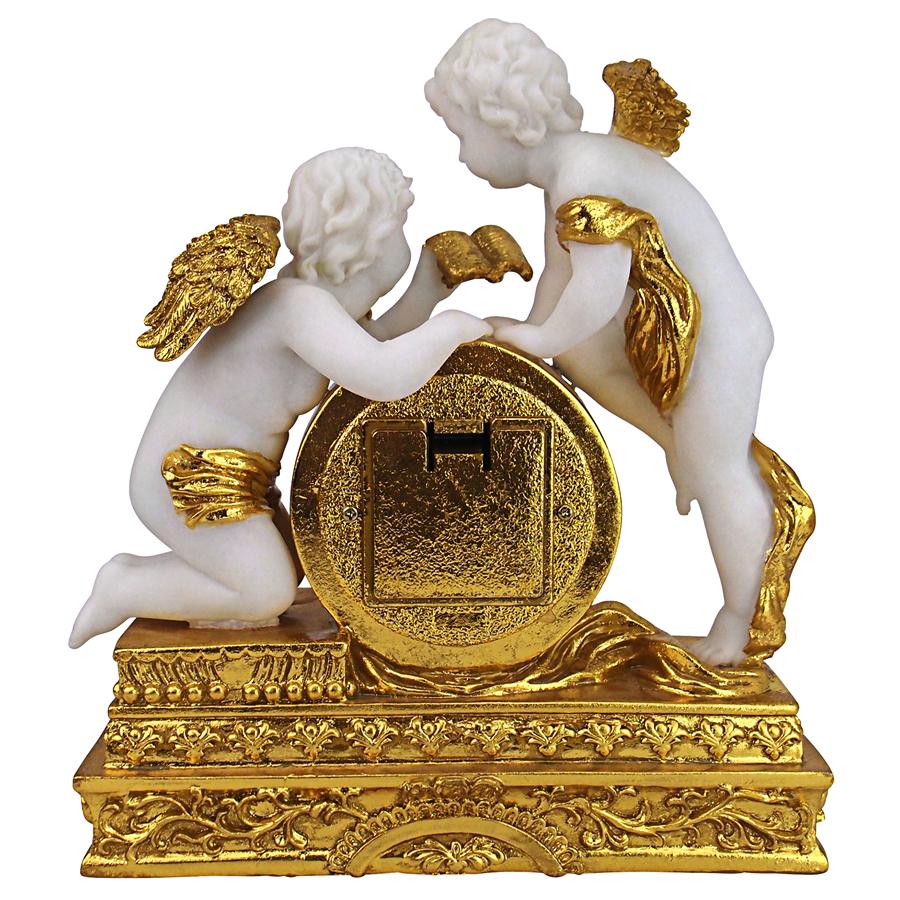 Chateau Carbonne Cherub Mantel Clock