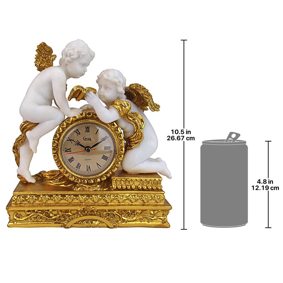 Chateau Carbonne Cherub Mantel Clock