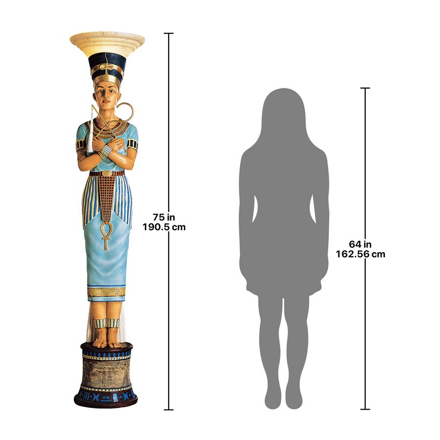 Queen Nefertiti Sculptural Floor Lamp