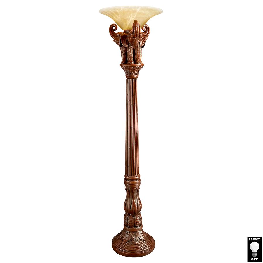 Lord Earl Houghton's Elephant Sculptural Floor Lamp