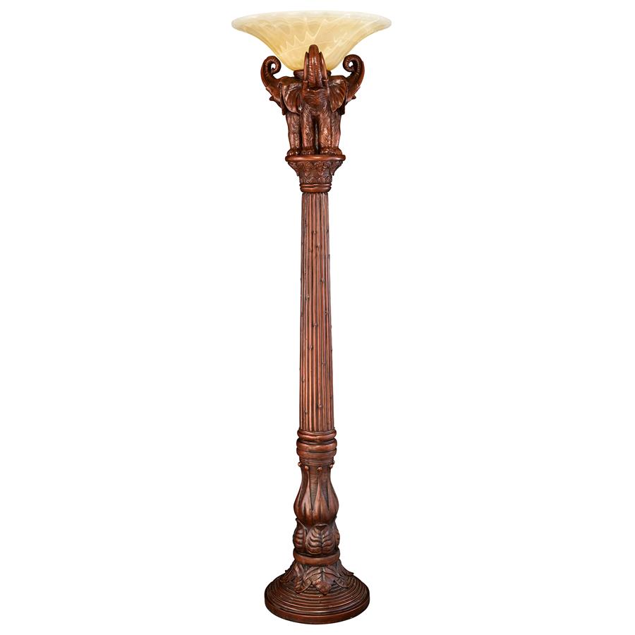 Lord Earl Houghton's Elephant Sculptural Floor Lamp