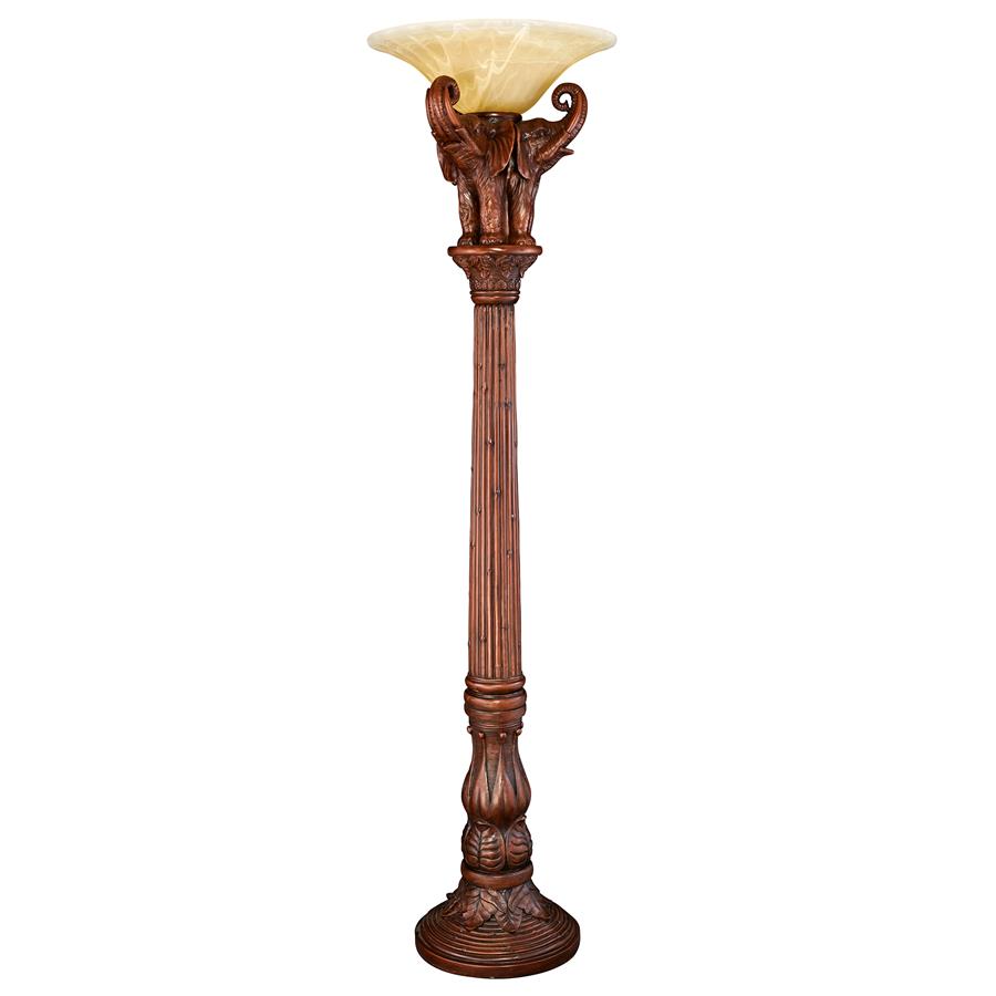 Lord Earl Houghton's Elephant Sculptural Floor Lamp