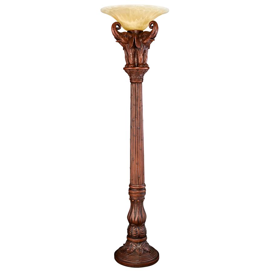 Lord Earl Houghton's Elephant Sculptural Floor Lamp