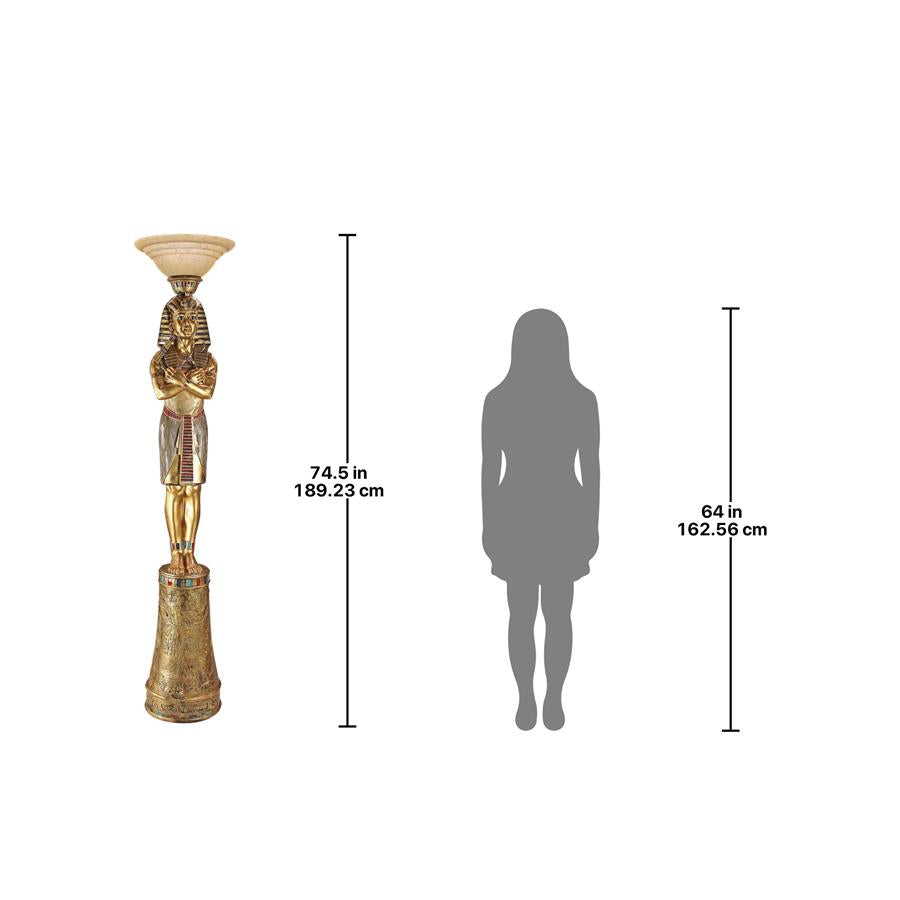 King Tut Sculptural Floor Lamp