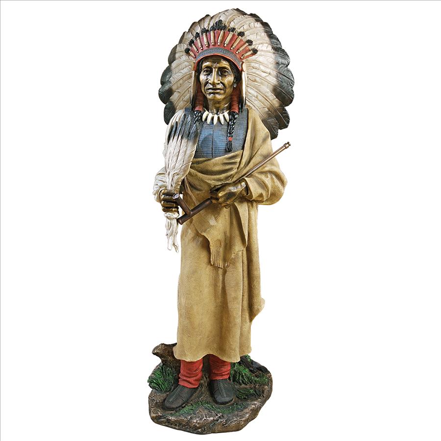 Native American Indian Spirit Chief Statue