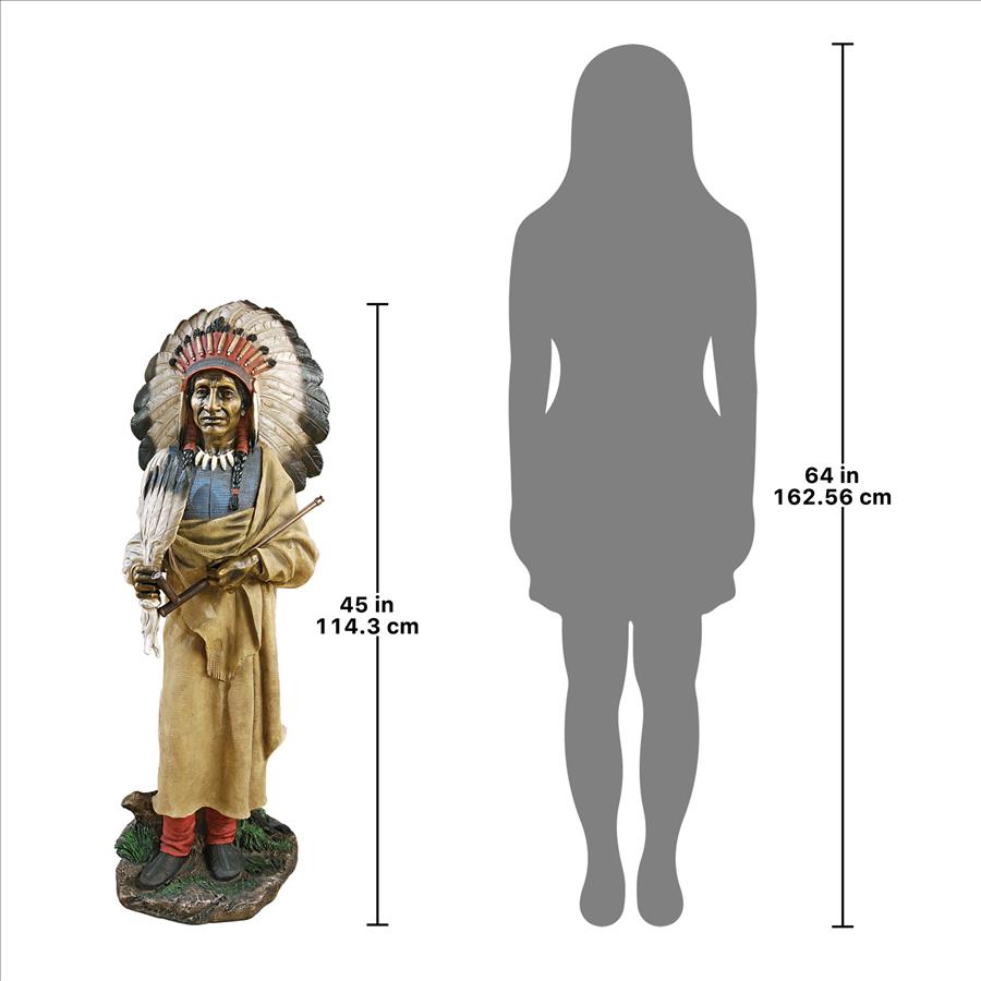 Native American Indian Spirit Chief Statue