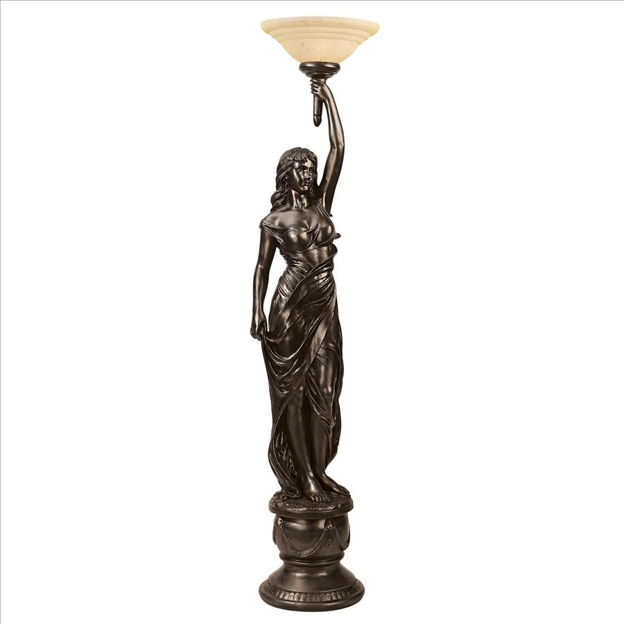 Goddess Hestia Sculptural Floor Lamp