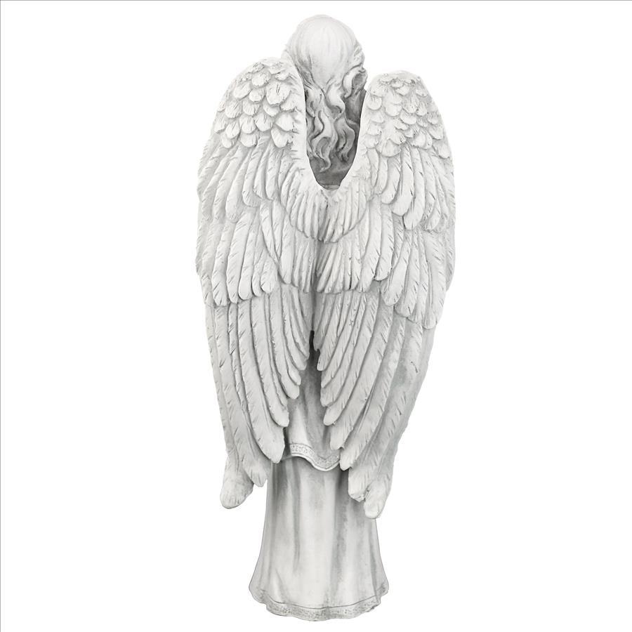 Divine Guidance: Praying Angel Garden Statue: Medium