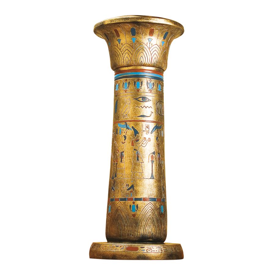 Golden Pedestal of the Egyptian Kings Sculptural Column