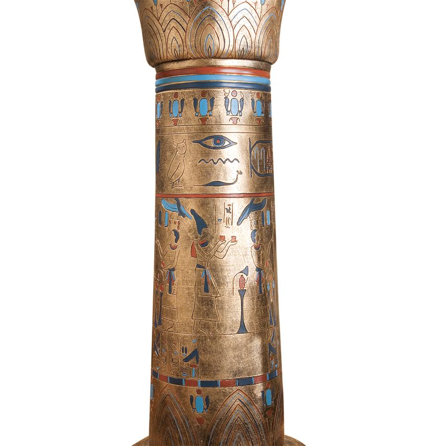 Golden Pedestal of the Egyptian Kings Sculptural Column