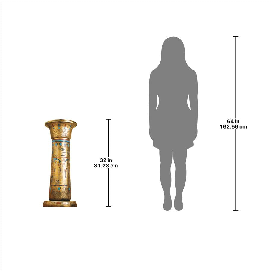 Golden Pedestal of the Egyptian Kings Sculptural Column