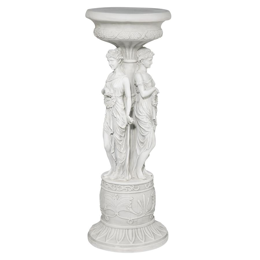 Chatsworth Manor Neoclassical Sculptural Pedestal