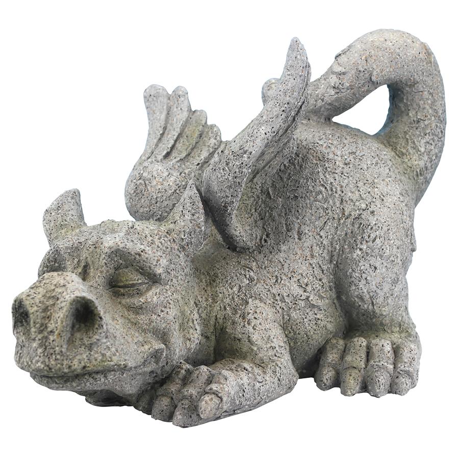 Pounce the Mischievous Gothic Dragon Statue