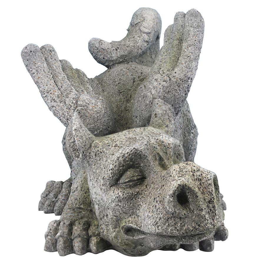 Pounce the Mischievous Gothic Dragon Statue