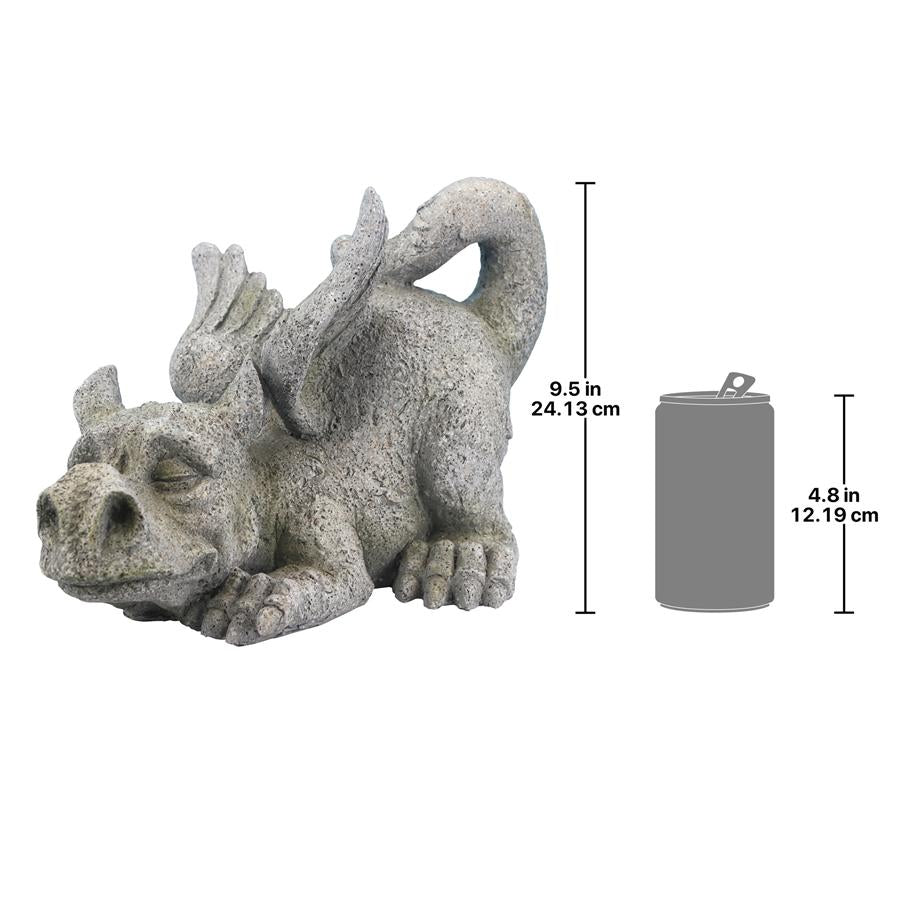 Pounce the Mischievous Gothic Dragon Statue