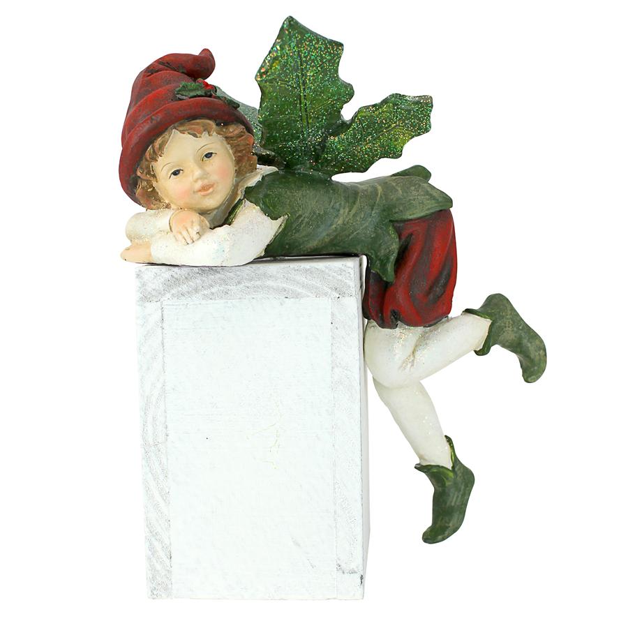 Santa's Christmas Elves Shelf Sitter Statue: Elijah