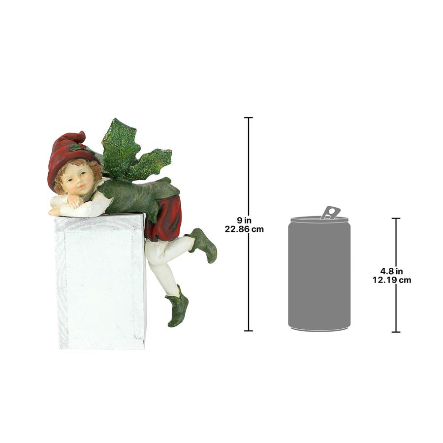 Santa's Christmas Elves Shelf Sitter Statue: Elijah