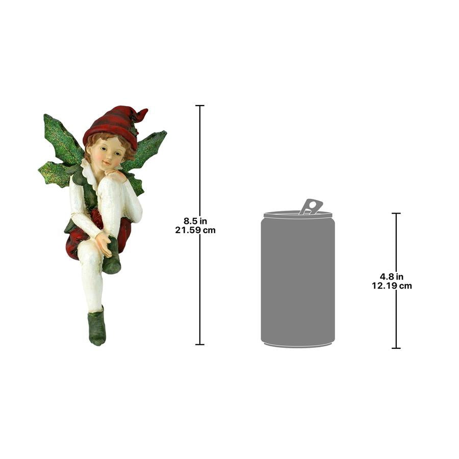 Santa's Christmas Elves Shelf Sitter Statue: Emmanuel