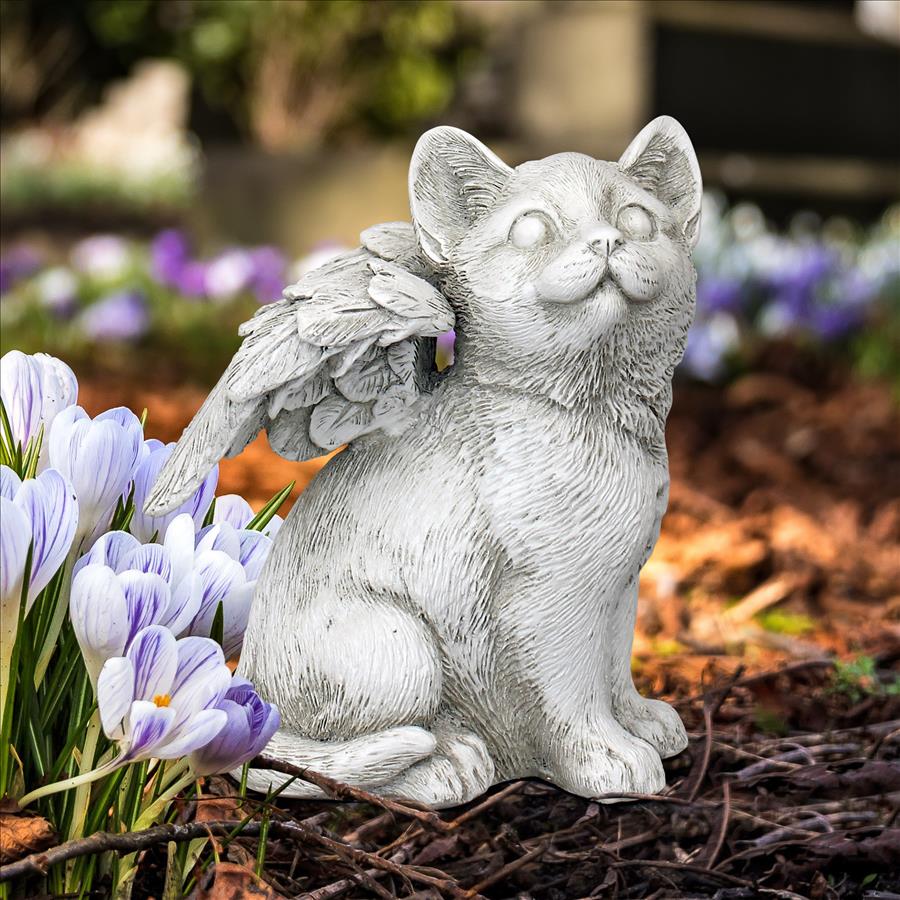 Loving Friend, Memorial Pet Cat Statue: Medium