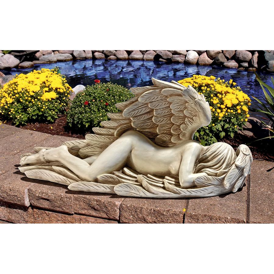 Divine Heartbreak Angel Statue: Large by artist Evelyn Myers Hartley