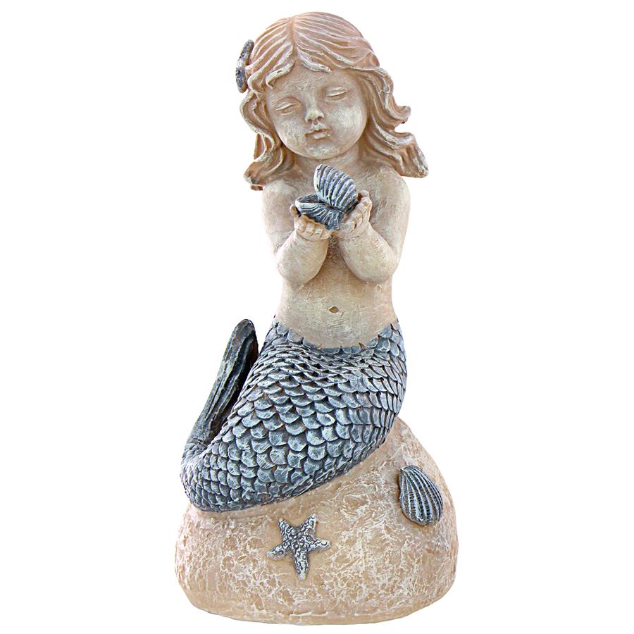 Jewels of the Deep Mermaid Girl Statue