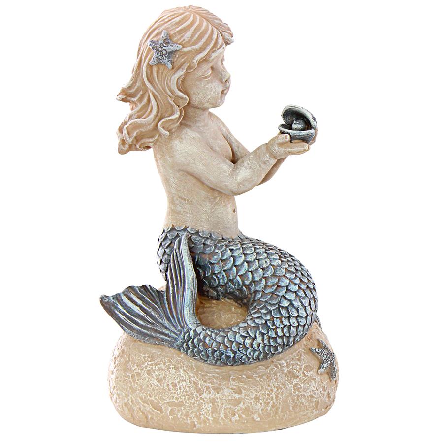 Jewels of the Deep Mermaid Girl Statue